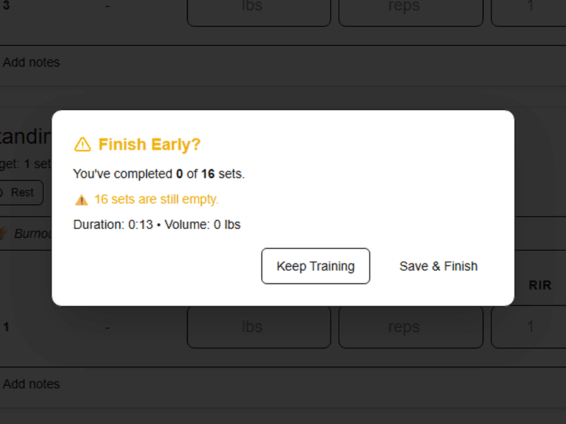 7-Day Workout Tracker - Local-First Storage
