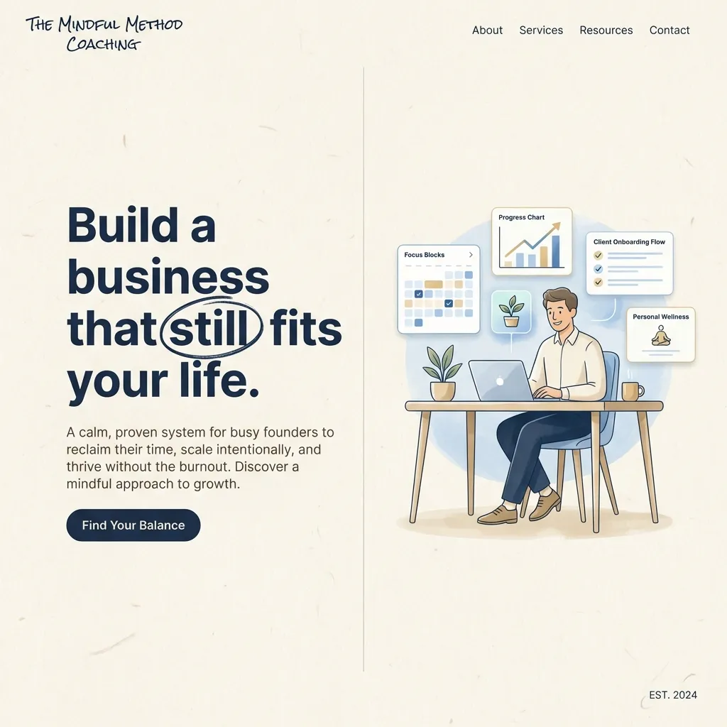 Clarity Growth Co website design case study hero image