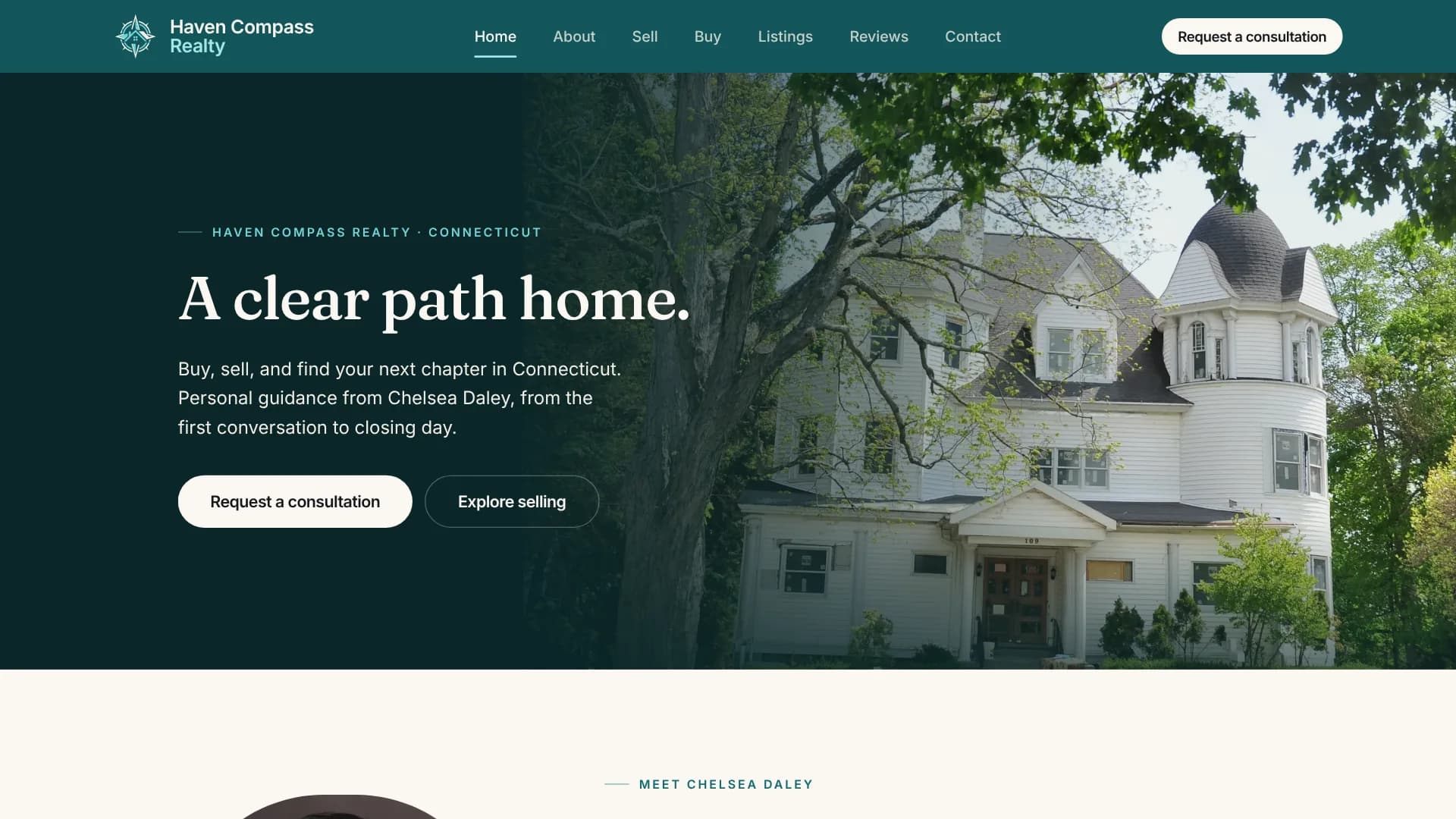 The Haven Compass Realty homepage