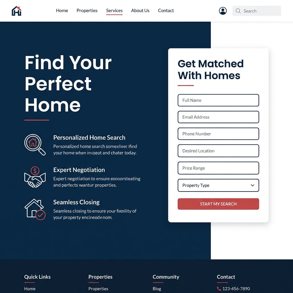NorthPoint Realty Group - Conversion-First Forms