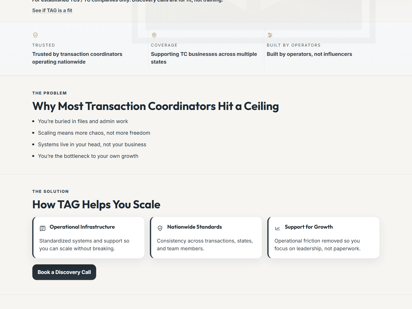 Transaction Authority Group (TAG) - Booking-First Funnel