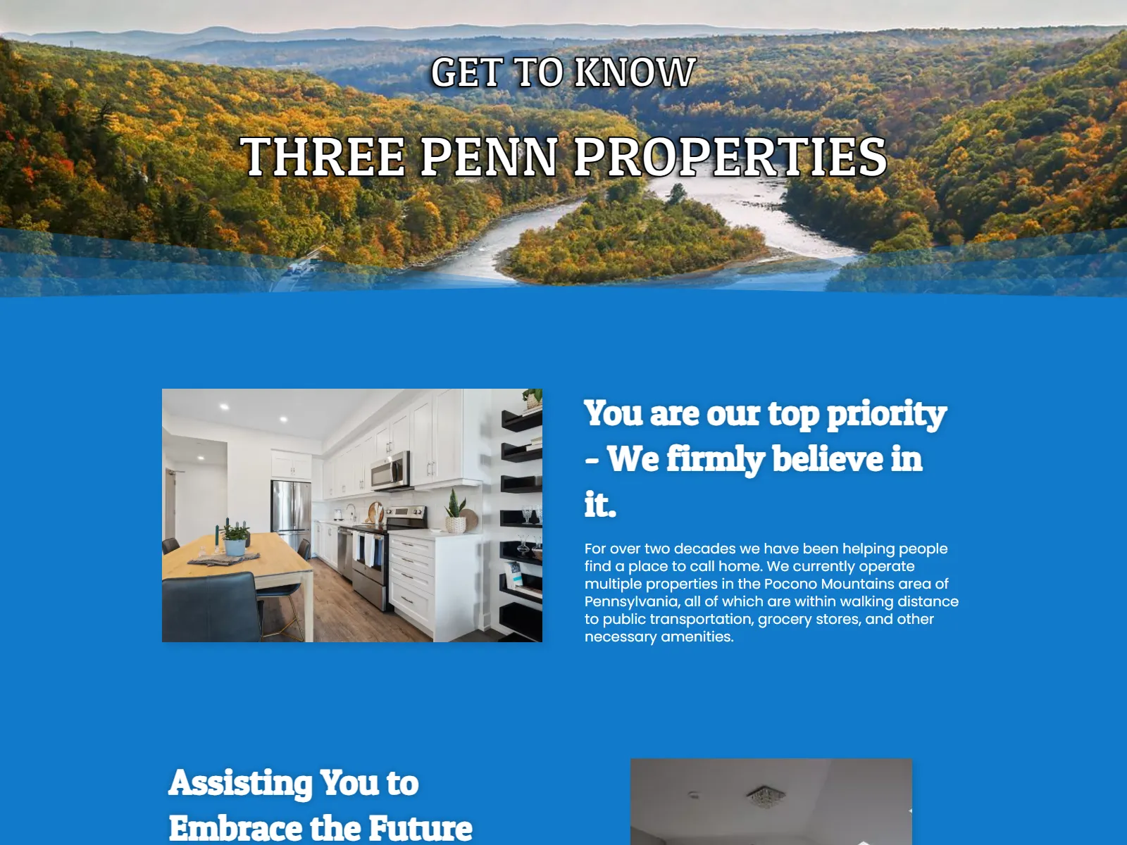 Three Penn Properties - Brand & Hero Refresh