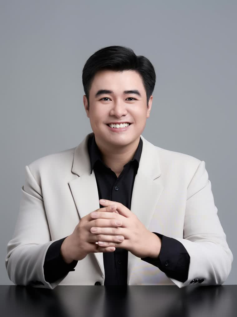 Confident founder portrait with premium, approachable styling.